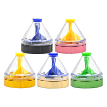 Wholesale Colorful Aluminum 50MM 2 Piece Funnel Shape Herb Grinder